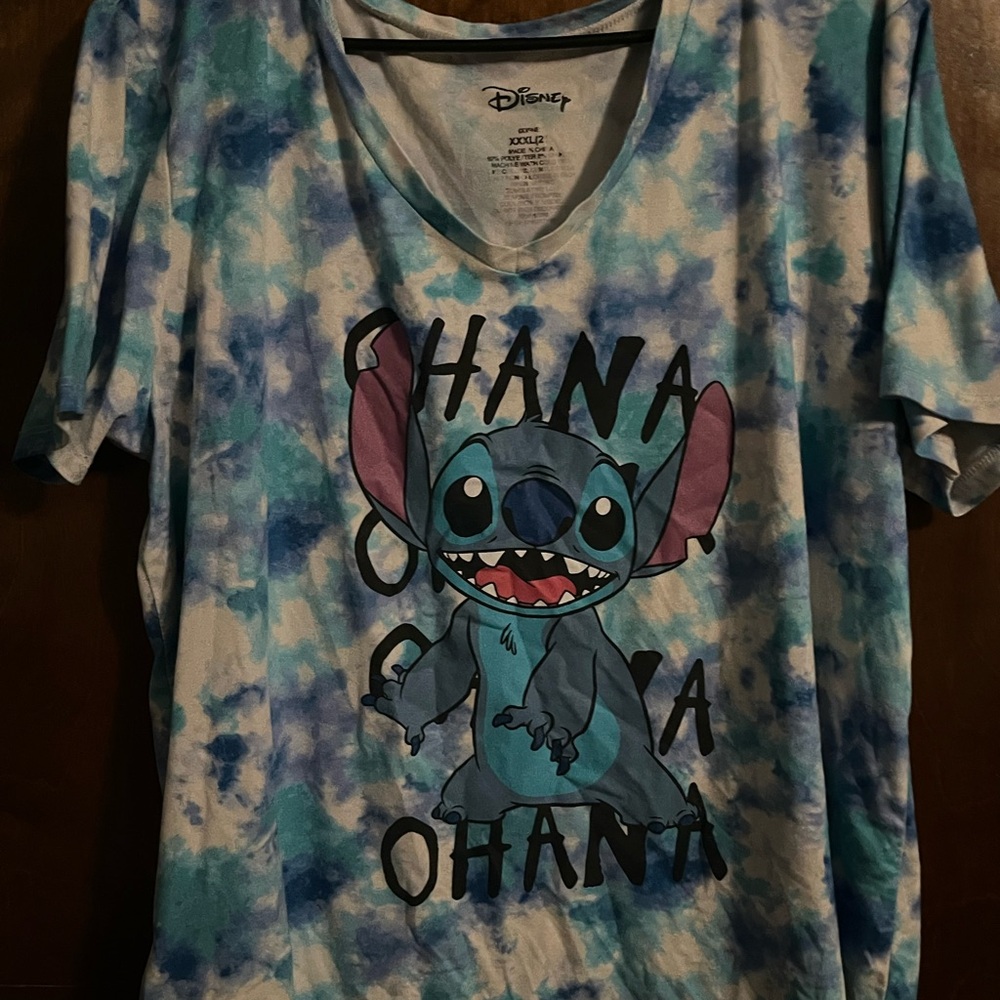 Disney Blue and White T-Shirt